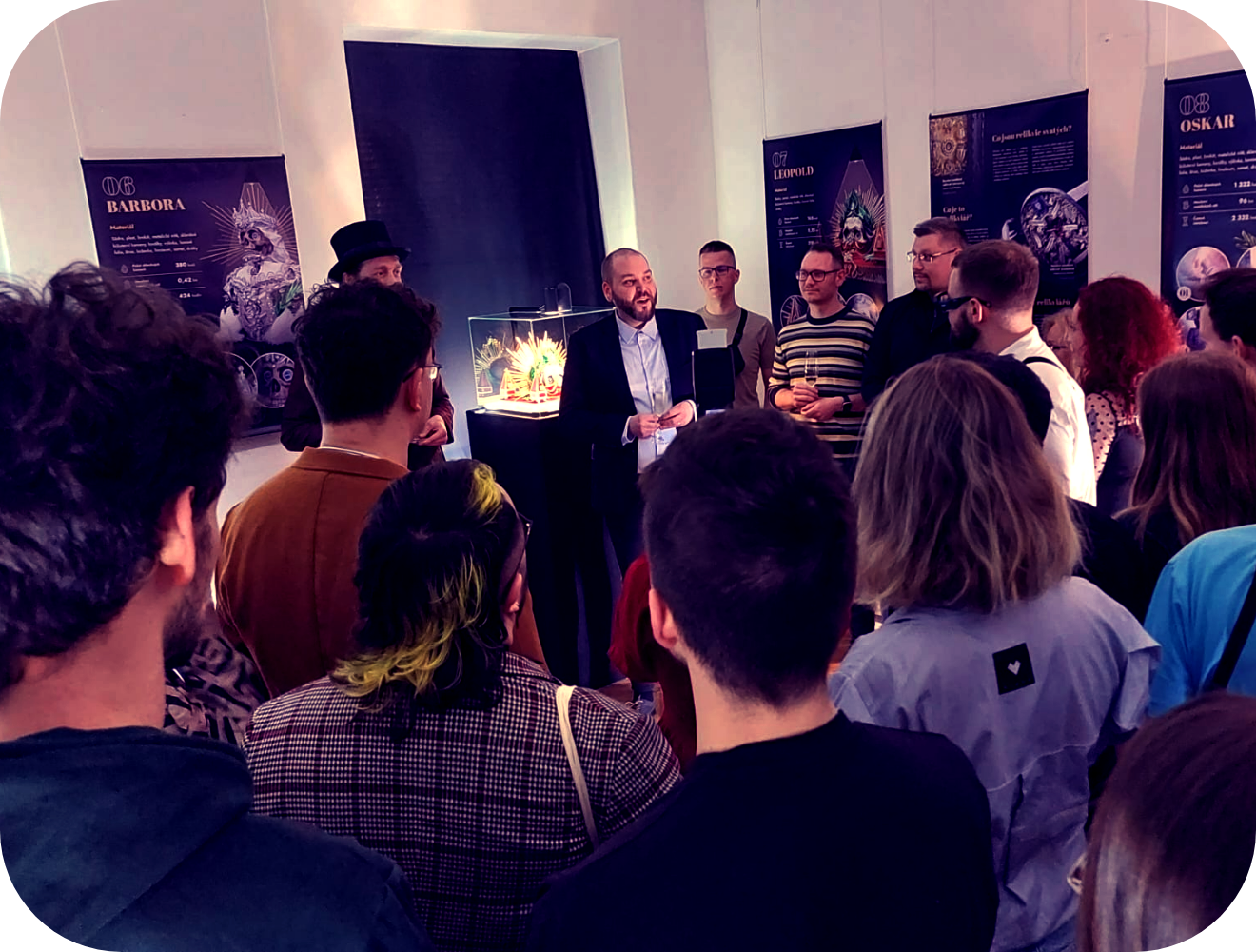 Zahájení výstavy v Galerii Vetengl